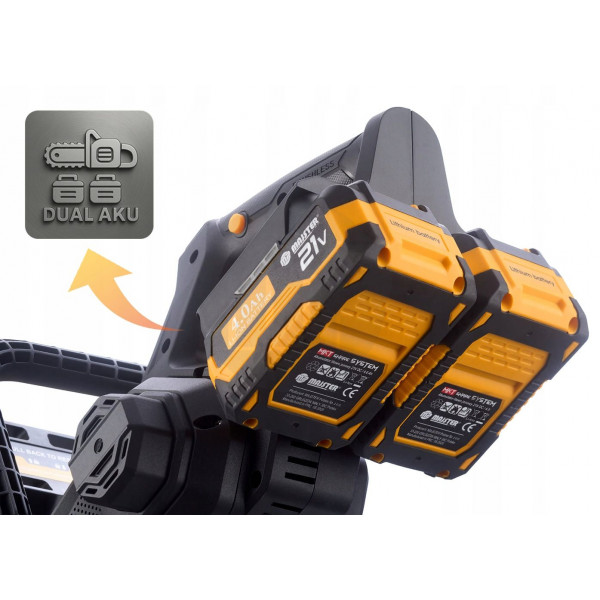 Два аккумулятора Li-Ion 20V 4Ah для цепной пилы Majster Polska MP0011