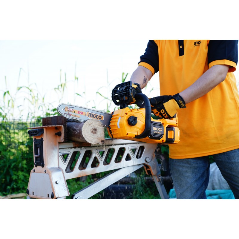 Цепная аккумуляторная пила Li-Ion 20V/2*4A INDUSTRIAL  INGCO...