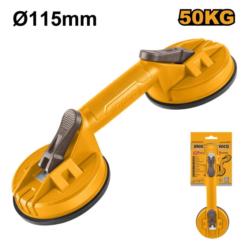 Присоска двойная для стекла 115мм INGCO HSU025001