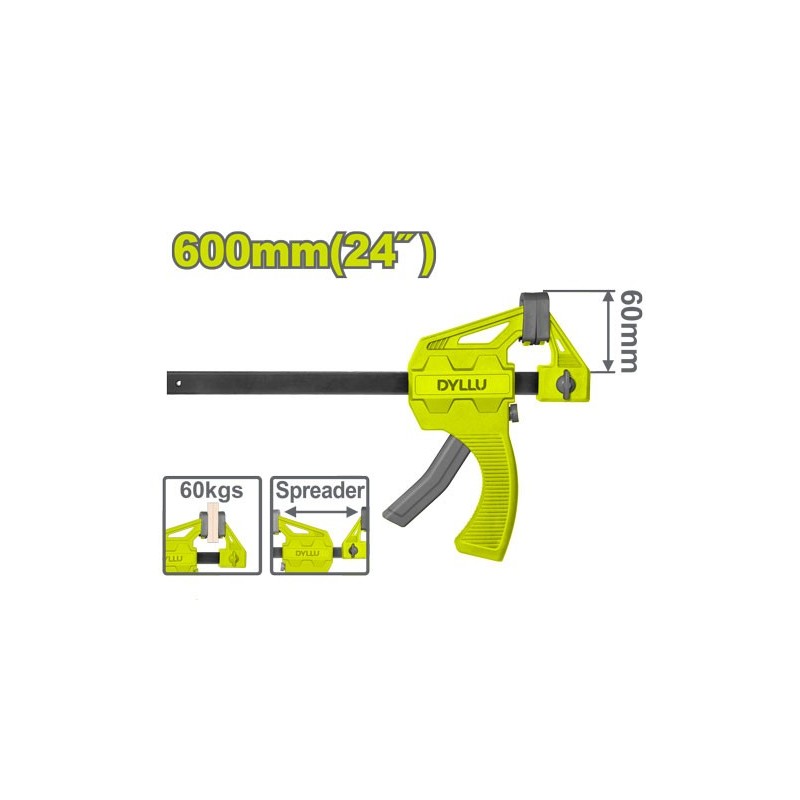Быстрозажимная струбцина 60x600мм DYLLU DTCP4324