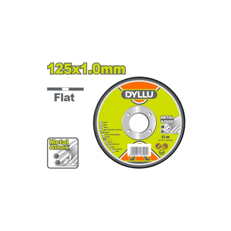 Диск абразивный для шлифовки 125*1.0*22.2мм DYLLU DTAC1351