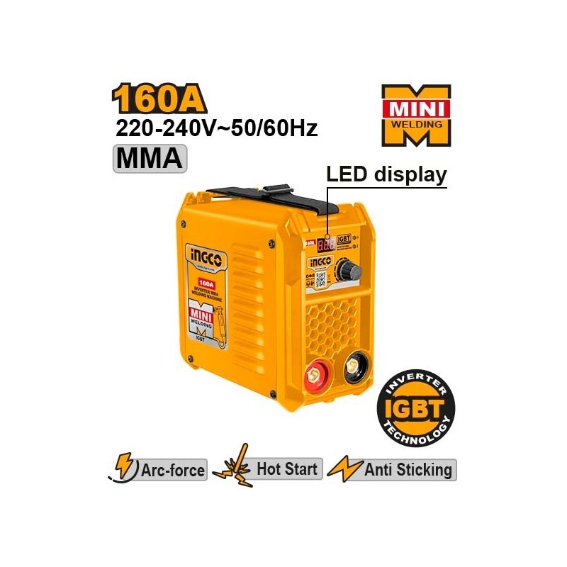 Сварочный аппарат160A INGCO ING-MMA16018