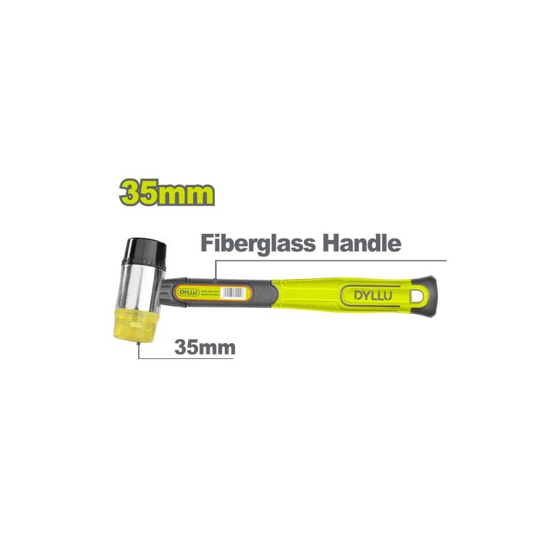 Молоток с резиново-пластиковым бойком DYLLU DTHM7305