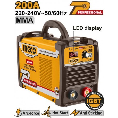 Сварочный аппарат 200A INGCO ING-MMA20038