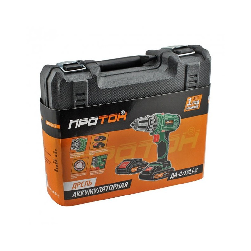 Шуруповерт аккумуляторный Proton 2/12 Li-1 ДА