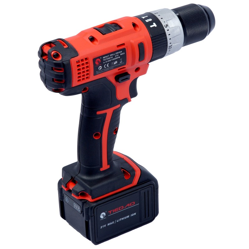Шуруповерт аккумуляторный 21V Li-Ion TDT2001H TIEDAO