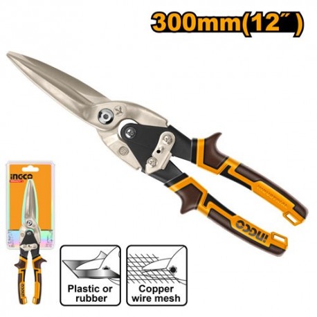 Универсальные ножницы по металлу 300мм INGCO HTSN0112S
