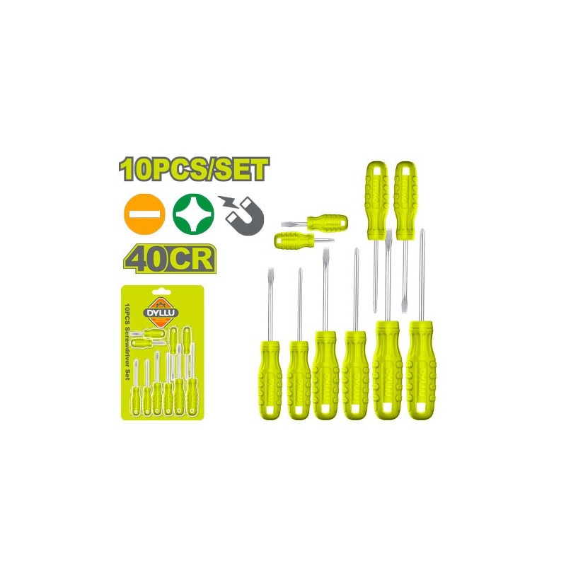 Набор из 10 отверток DYLLU DTSS2410