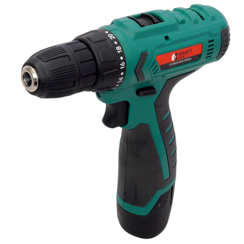 Шуруповерт аккумуляторный KraftTool 12V KT12VLi-Ion