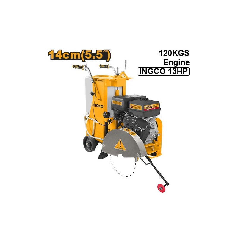 Бетонорез бензиновый 13л.с. 120кг INGCO GSF16-2