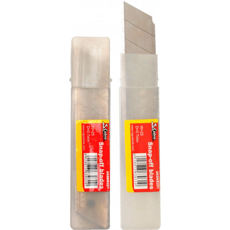 Лезвие сменное 25мм,10шт AKSKB251