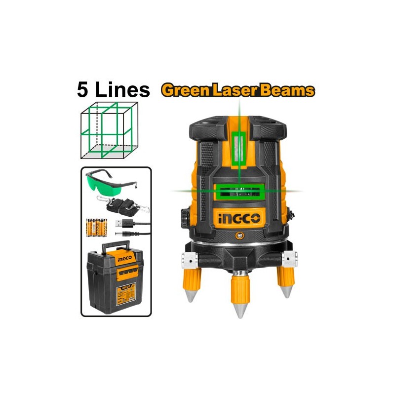 Лазерный нивелир 30 м INDUSTRIAL INGCO HLL305205
