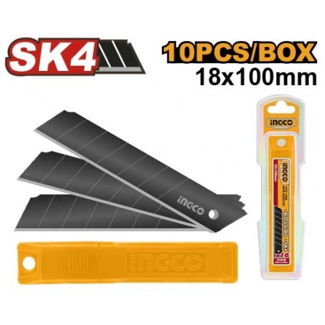 Набор лезвий 18*100мм 10шт. INGCO HKNCB181