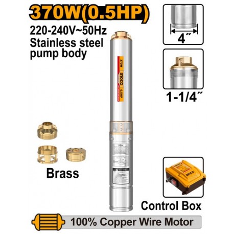 Насос погружнос 370В 48м INGCO DWP37062