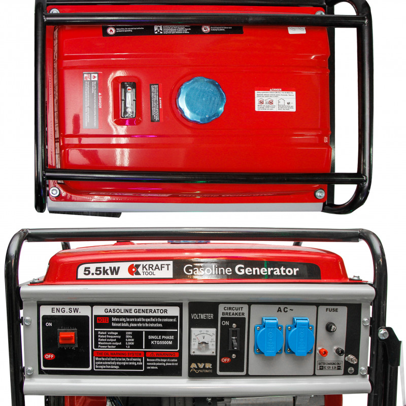 Бензиновый генератор  5.5kW KTG5500M Kraft Tool