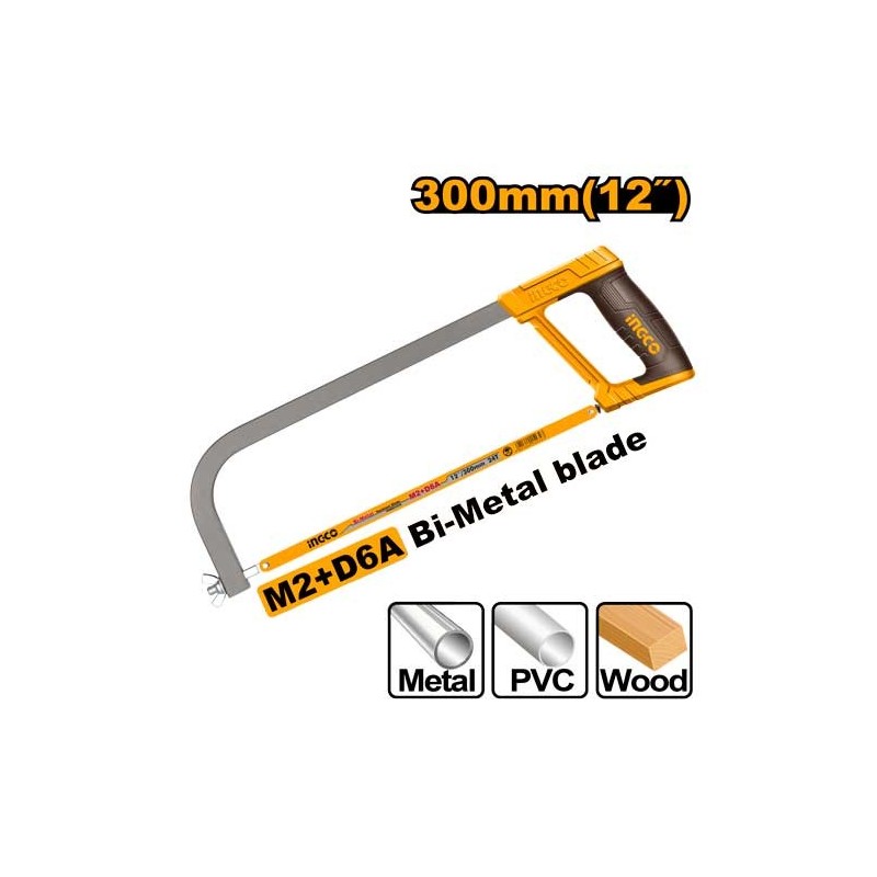 Ножовка по металлу 300мм INGCO HHFS3068