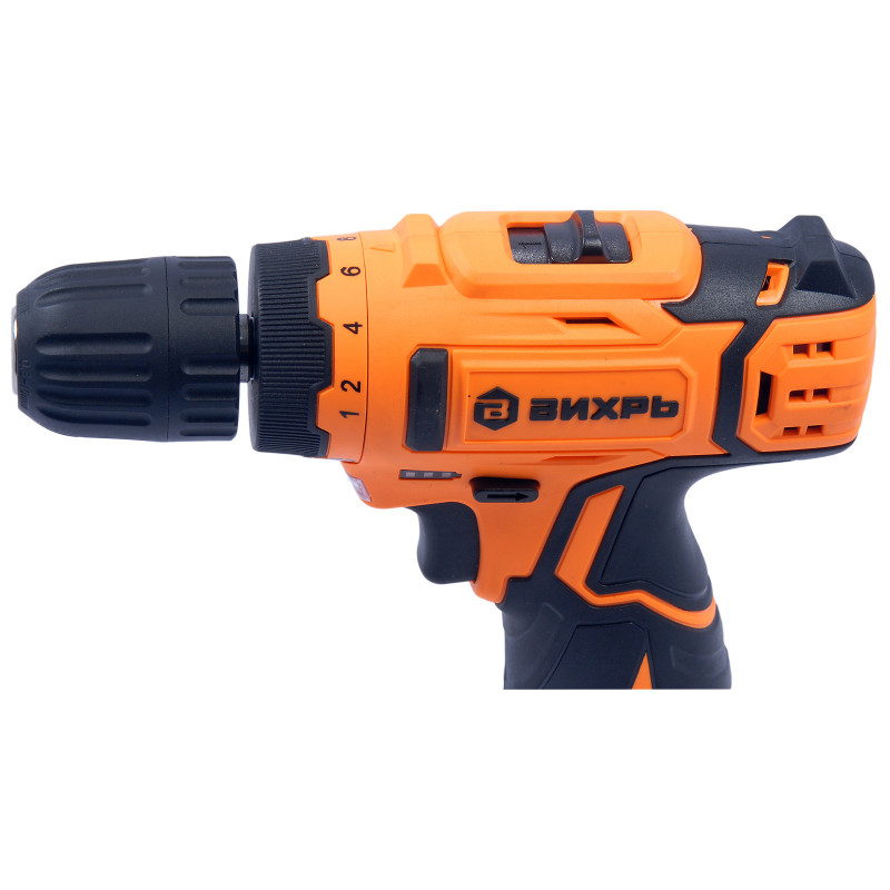 Шуруповерт аккумуляторный ДА-12Л-2К Вихрь