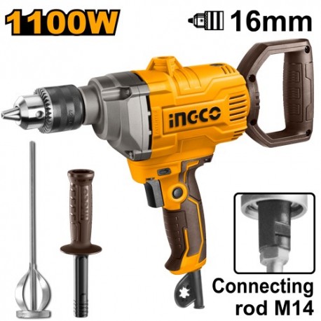 Строительный миксер 1100Вт INGCO  MX11008