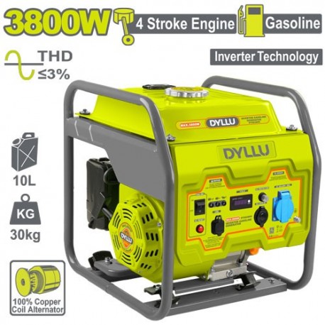 Генератор бензиновый инвертор 3800В  DYLLU DTGEAB06