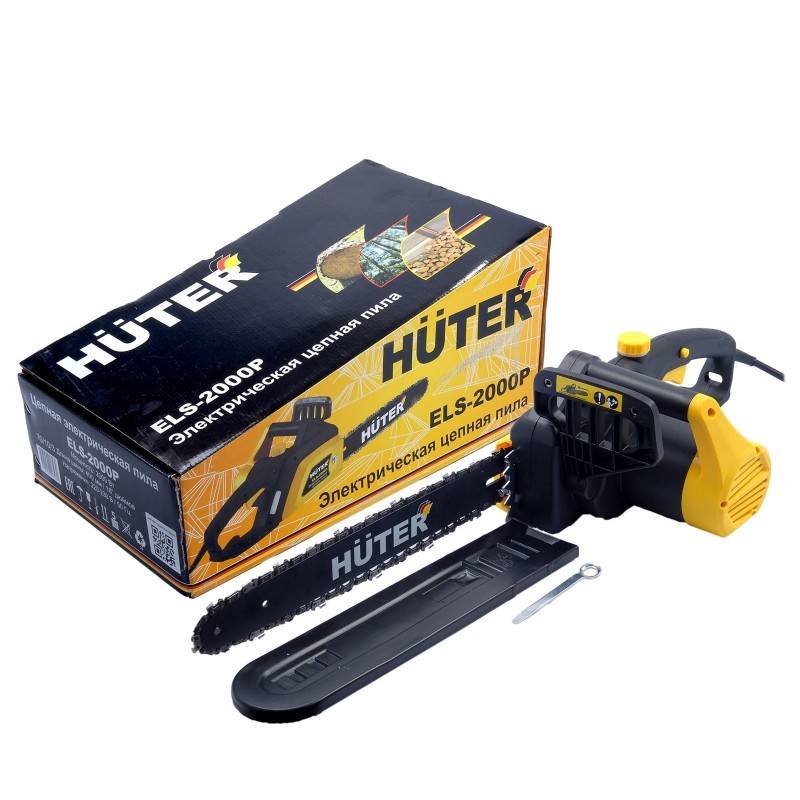 Электрическая цепная пила  2000W ELS-2000P Huter