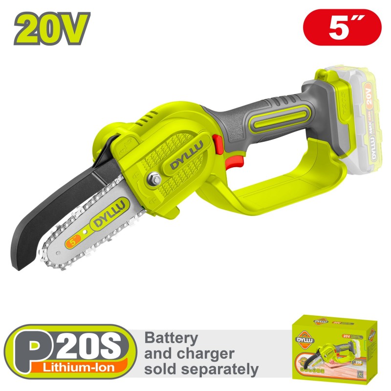 Мини цепная пила без аккумулятора 20В DYLLU DTCLP550