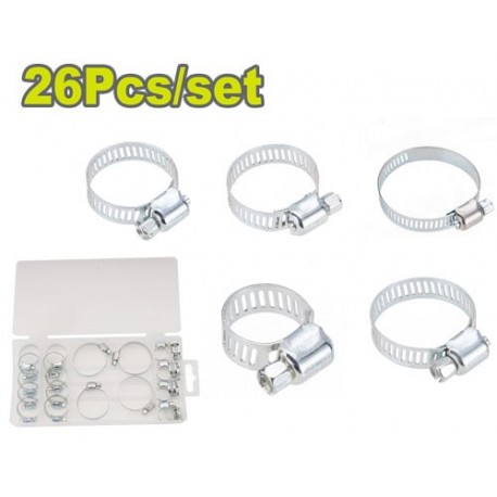 Набор  хомутов для шлангов 26шт. DYLLU DTHUAB01