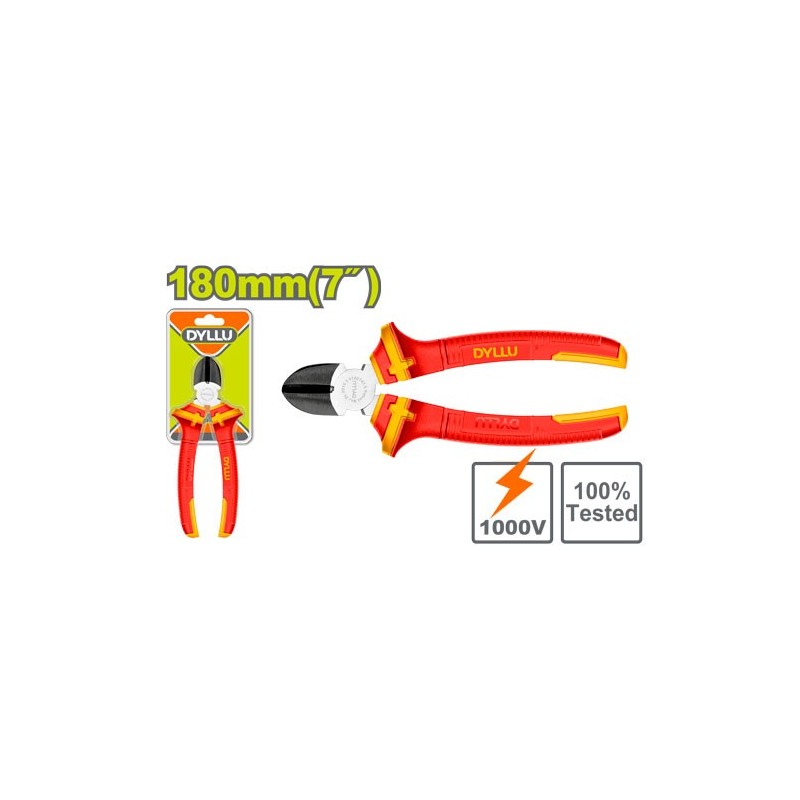 Кусачки боковые диэлектрические 180мм DYLLU DTPL3937