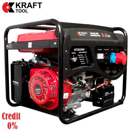 Бензиновый генератор  5.5kW KTG5500 Kraft Tool