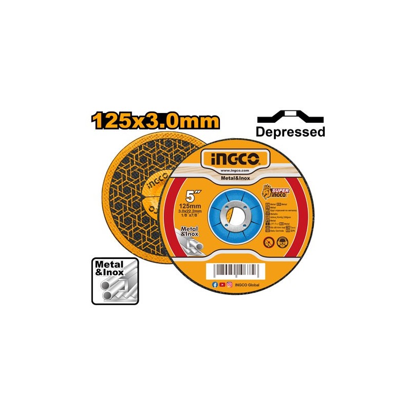 Диск по металлу 125мм INGCO MCD301251