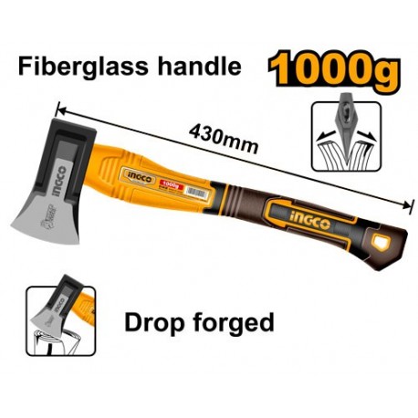 Топор1000г INGCO HAX0811000F