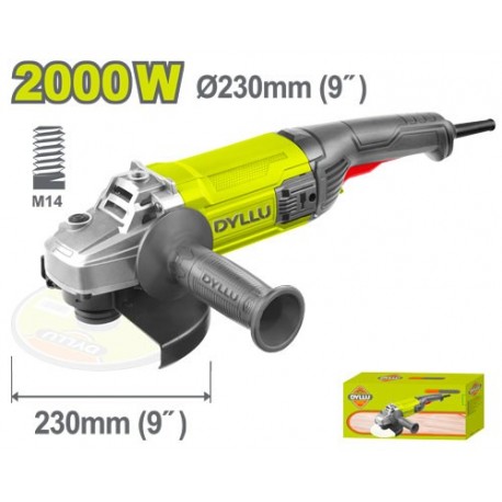 Болгарка 230мм 2000Вт DYLLU DTAG852001