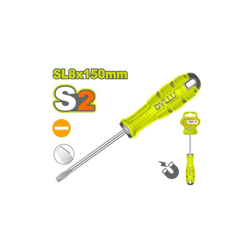 Плоская отвертка SL8*150мм DYLLU DTSDA286