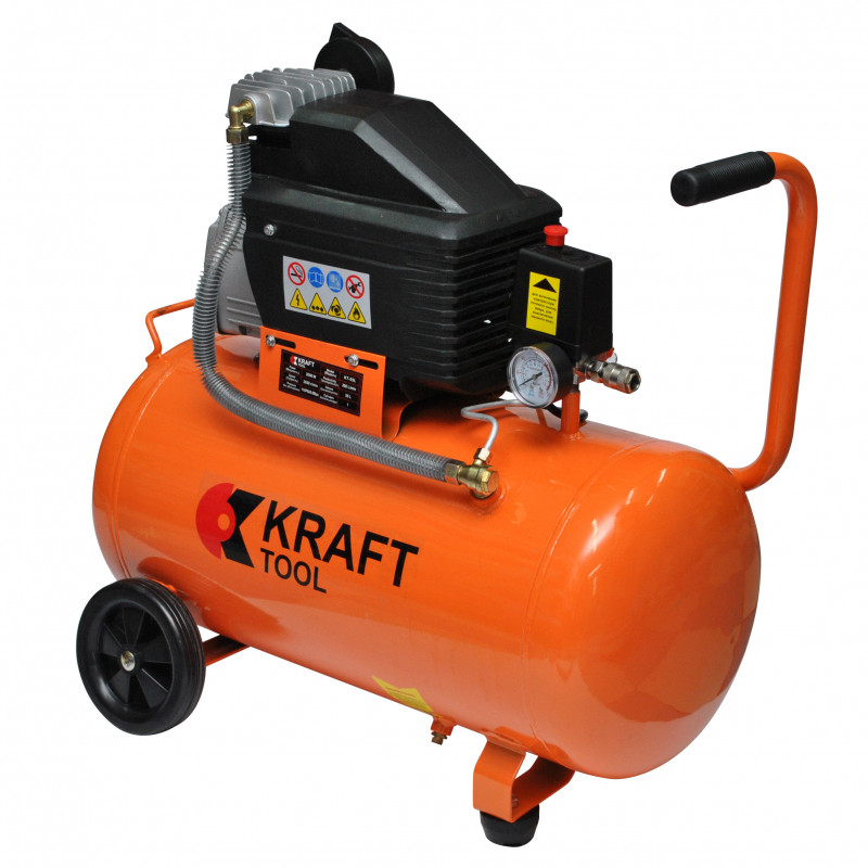 Компрессор 2000W 8 Bar  KT55L KraftTool