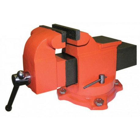 Тески слесарные поворотные  с наковальней 100мм