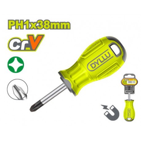 Отвертка крестовая PH1*38мм DYLLU DTSD2211