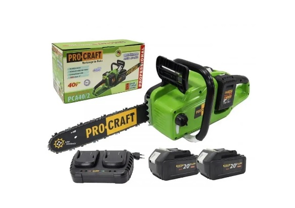 Аккумуляторная пила Procraft PCA 40/2 (2 АКБ и ЗУ)
