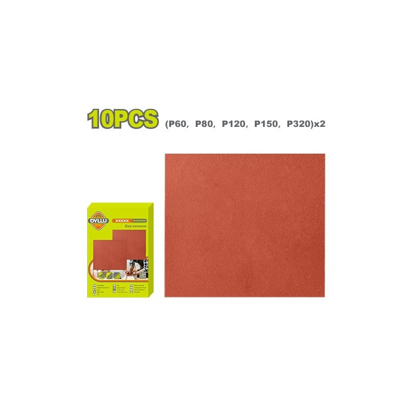 Aбразивная бумага 230х280мм 10шт. DYLLU DTSM1511