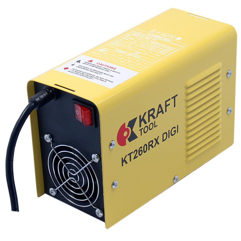 Инверторный сварочный аппарат 260A KT260RXDIGI KraftTool