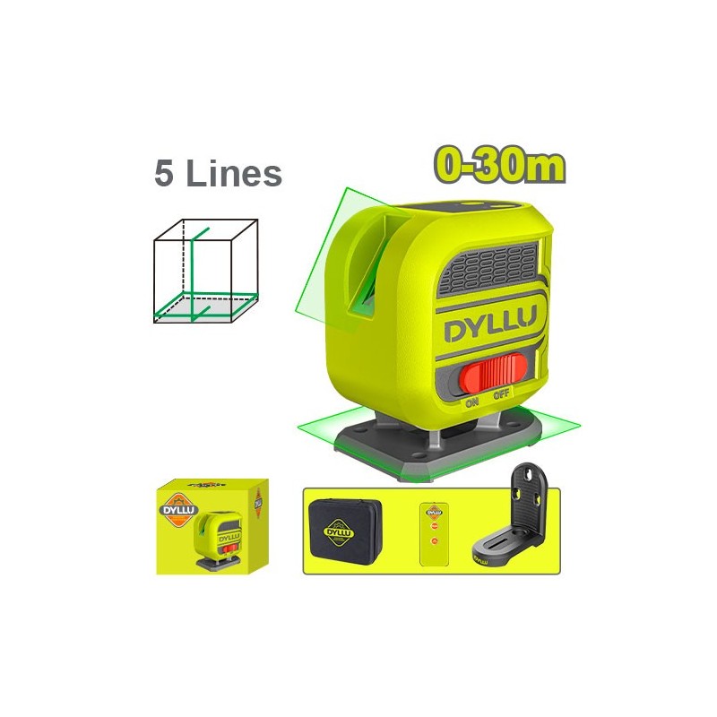 Лазерный нивелир 0-30м Зелёный DYLLU DTLE3M06