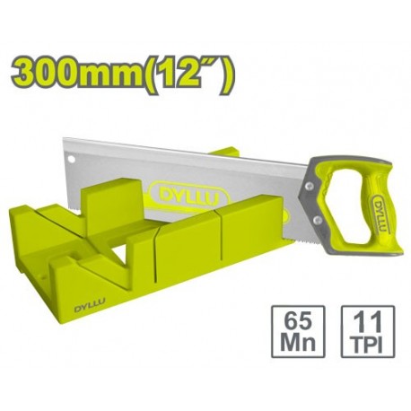 Стусло 80х140х300мм с ножовкой по дереву DYLLU DTHW2112