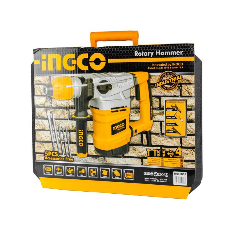 Перфоратор SDS-Plus 1800W INGCO RH18008