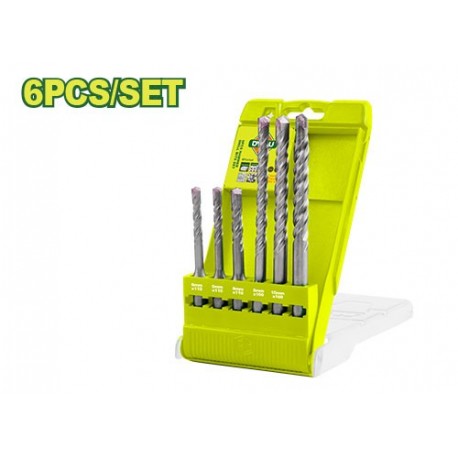 Набор сверл SDS-Plus 6шт. DYLLU DTHD6B06