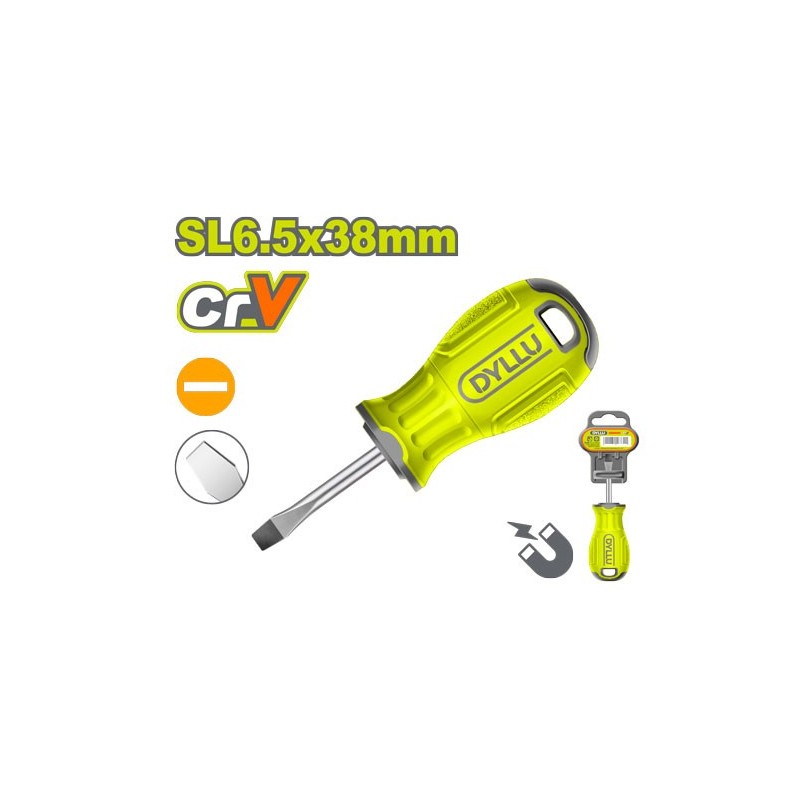 Плоская отвертка SL6.5*38мм DYLLU DTSD1261