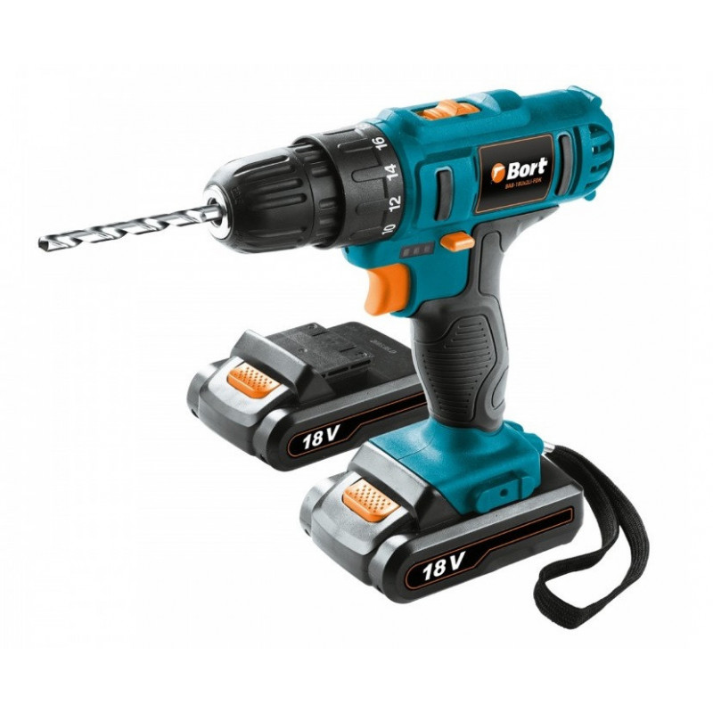 Шуруповерт аккумуляторный BAB-18Ux2Li-FDK Bort