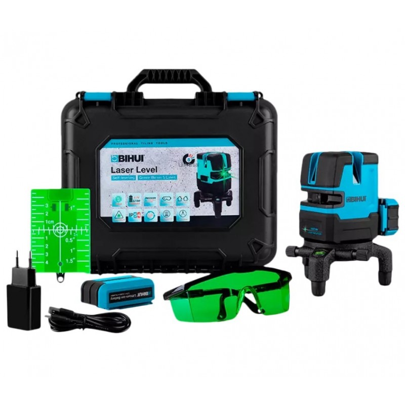 Лазерный уровень BIHUI 5луча 45m LLG05