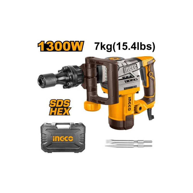 Отбойный молоток INDUSTRIAL 1300W INGCO PDB130018