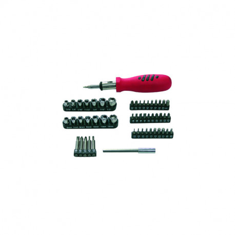 Отвёртка ratchet с набором головок (52 шт.) MEGA