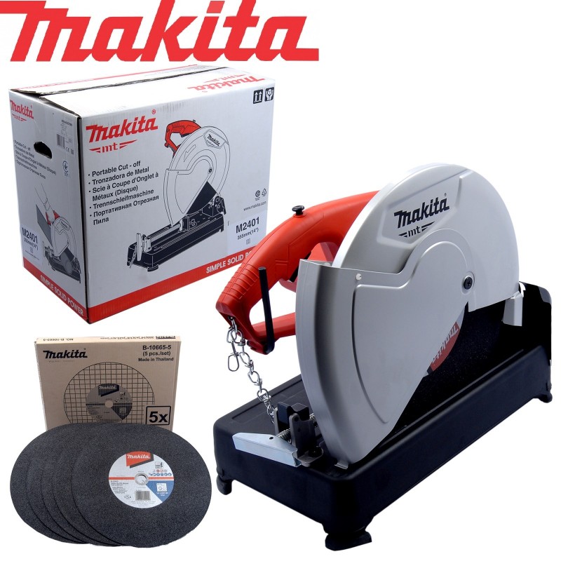 Пила торцовочная по металлу  355 mm 2000 W M2401 Makita+5Диск....