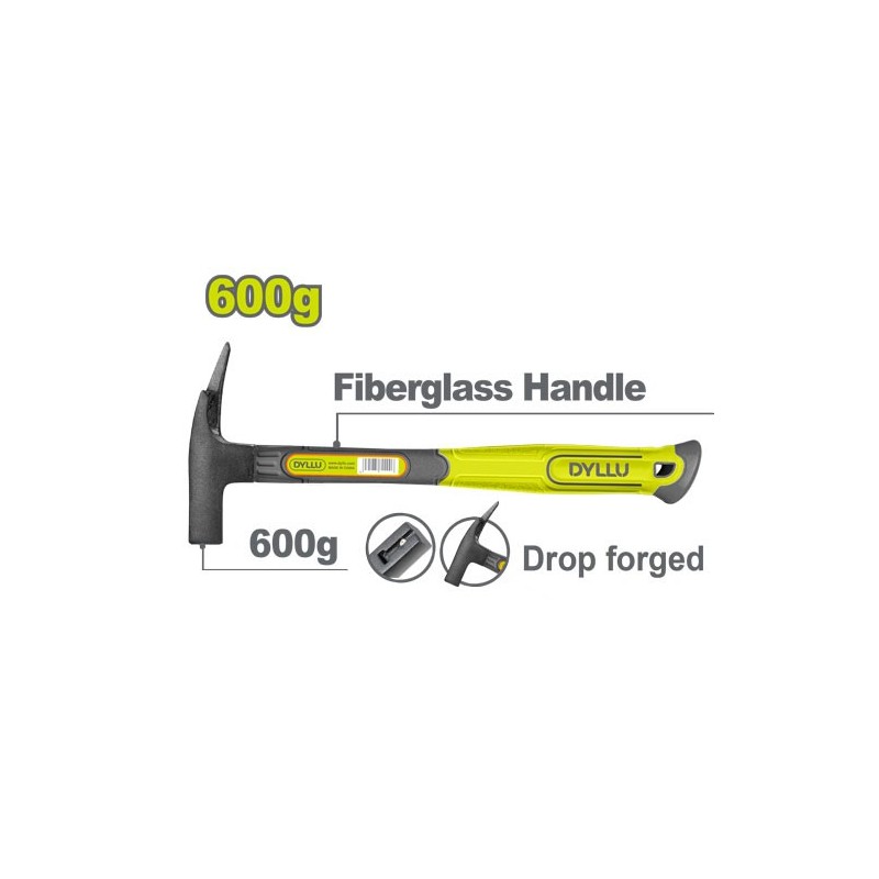 Молоток кровельщика 600г DYLLU DTHM3360