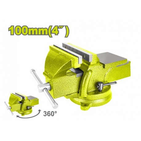 Тески слесарные поворотные с наковальней 100мм DYLLU DTBV1A04